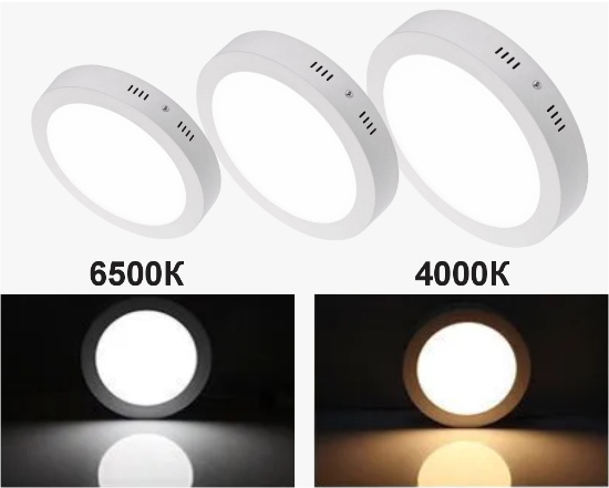 Led պանել կլոր արտաքին 18W-4K (N.W) - ի նկար