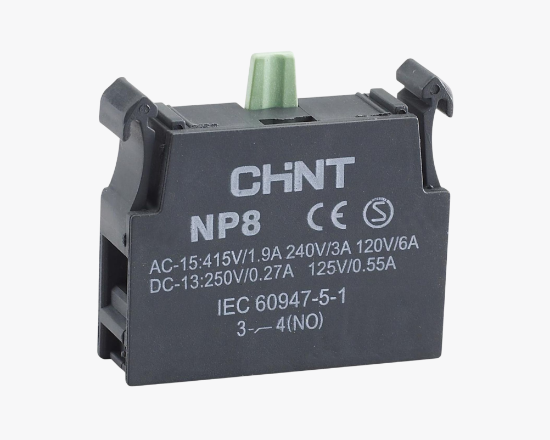 669998 Կոնտակտային բլոկ NP8, 3-4 NO (CHINT) - ի նկար
