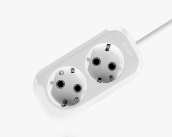 MGP-117 Երկարացման լարի բլոկ լարով 7մ. 2 տեղ. հողանցումով - ի նկար