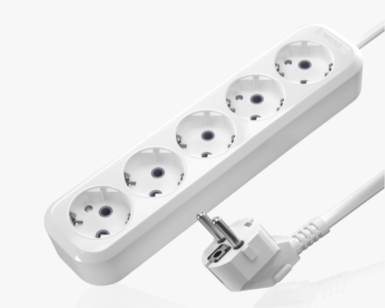 MGP-177 Երկարացման լարի բլոկ լարով 7մ. 5 տեղ. հողանցումով - ի նկար