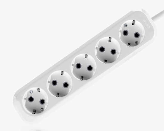 MGP-177 Երկարացման լարի բլոկ լարով 7մ. 5 տեղ. հողանցումով - ի նկար