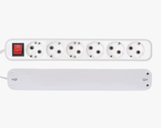 MGP-347 Երկարացման լարի բլոկ լարով 7մ, 6 տեղ. հողանցումով ON/OFF - ի նկար