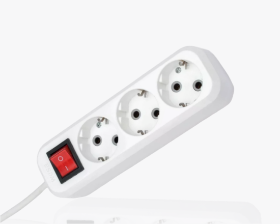 MGP-212 Երկարացման լարի բլոկ լարով 2մ,  3 տեղ. հողանցումով ON/OFF - ի նկար