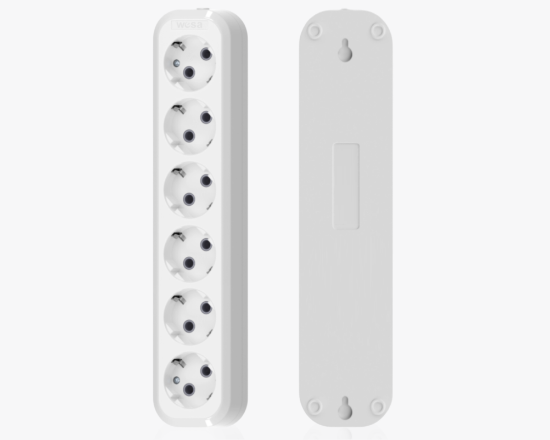 MGP-192 Երկարացման լար 2մ, 6 տեղ, հողանցումով - ի նկար