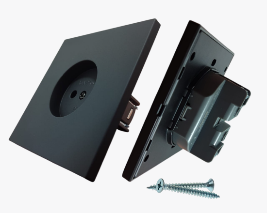 CC-EN-07 Սև 2P վարդակ (10) - ի նկար