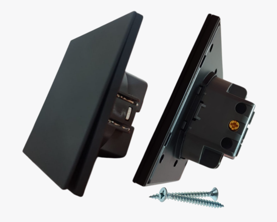 CC-EN-01 Սև անջատիչ 1 տեղ (10) - ի նկար