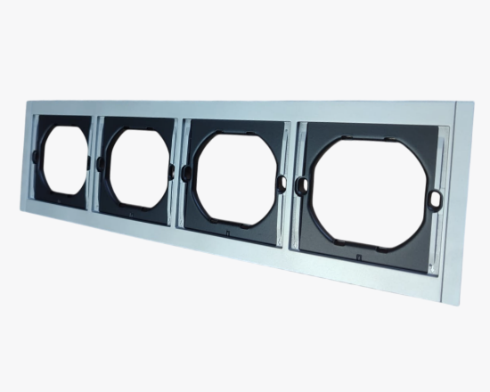 CL-50 Արծաթագույն շրջանակ 4 տեղ (10) - ի նկար