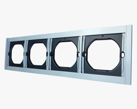 TR-50 Արծաթագույն շրջանակ 4 տեղ (10) - ի նկար