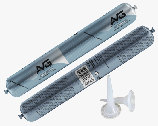 AVG Ունիվերսալ պոլիուրետանային հերմետիկ սև 600մլ (20 հատ) - ի նկար