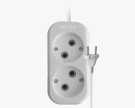 MGP-108 երկարացման լարի բլոկ լարով 10մ․ 2 տեղ․ առանց հողանցման - ի նկար