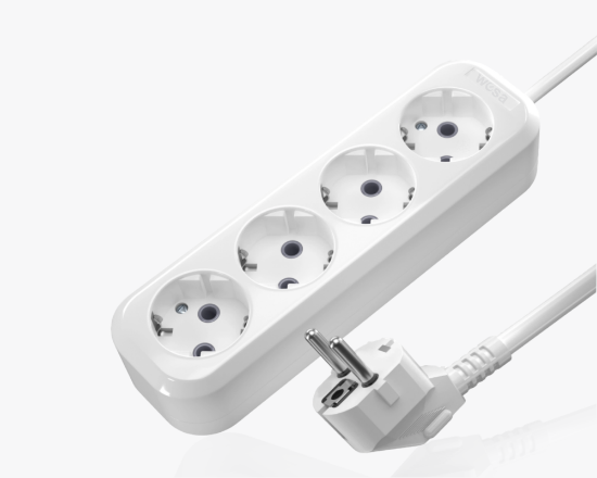 MGP-158 երկարացման լարի բլոկ լարով 10մ․ 4 տեղ․ հողանցումով - ի նկար