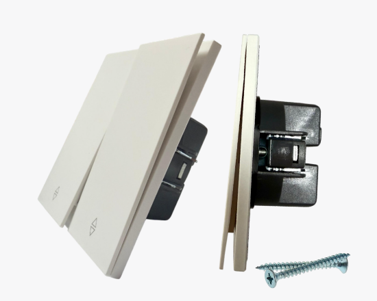 CC-EN-05 Սպիտակ ռեվերս-անջատիչ 2 ստեղնով  (10) - ի նկար