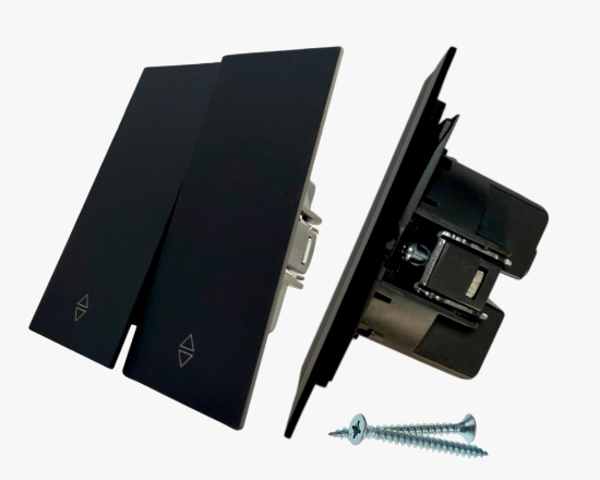 CC-PJ-05 Սև ռեվերս-անջատիչ 2 տեղ (10) - ի նկար