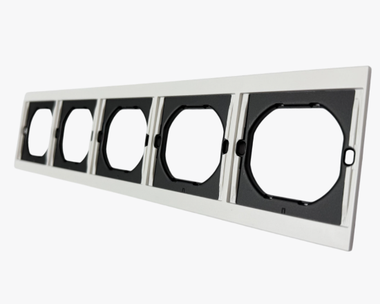 CC-EN-51 Սպիտակ շրջանակ 5 տեղ (10) - ի նկար