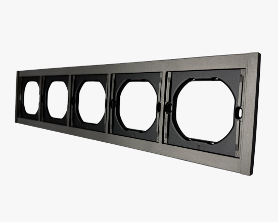 CC-TR-51 Մոխրագույն շրջանակ 5 տեղ (10) - ի նկար